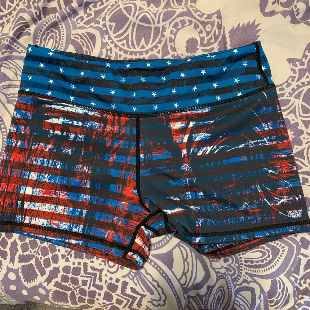 IAB Patriotic Booty Shorts